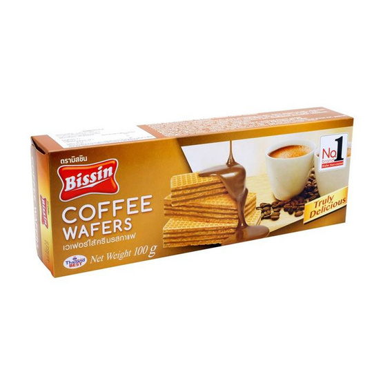 บิสชิน เวเฟอร์รสกาแฟ 100 กรัม บิสชิน เวเฟอร์รสกาแฟ 100 กรัม