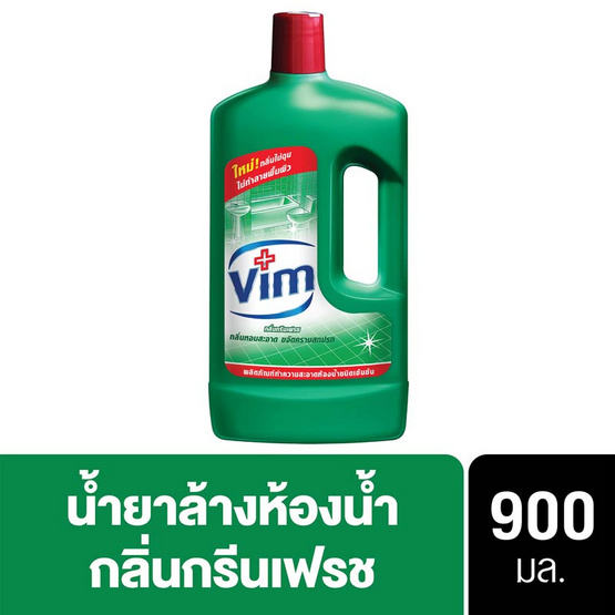 วิม น้ำยาล้างห้องน้ำสีเขียว 900 มล. วิม น้ำยาล้างห้องน้ำสีเขียว 900 มล.