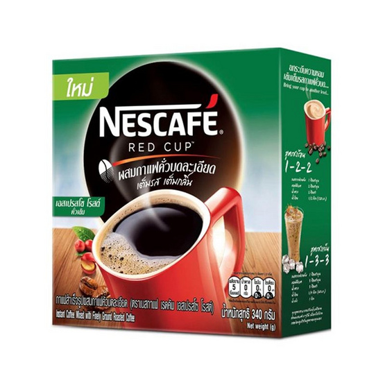 เนสกาแฟ เรดคัพเอสเปรสโซโรสต์ 340 กรัม เนสกาแฟ เรดคัพเอสเปรสโซโรสต์ 340 กรัม