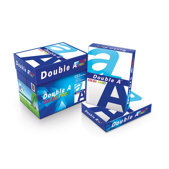 Double A กระดาษถ่ายเอกสาร Color Print A4 90แกรม (5 รีม/กล่อง) Double A กระดาษถ่ายเอกสาร Color Print A4 90แกรม (5 รีม/กล่อง)