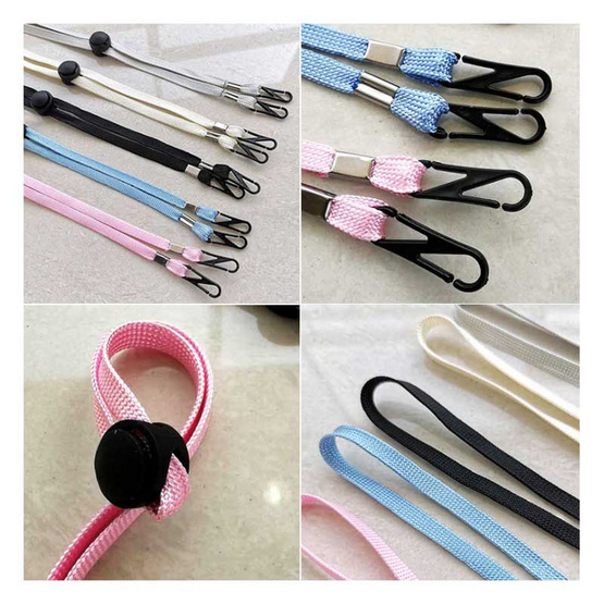Fancyqube สายคล้องหน้ากากอนามัย (แพค4ชิ้น คละสี) Fancyqube สายคล้องหน้ากากอนามัย (แพค4ชิ้น คละสี)