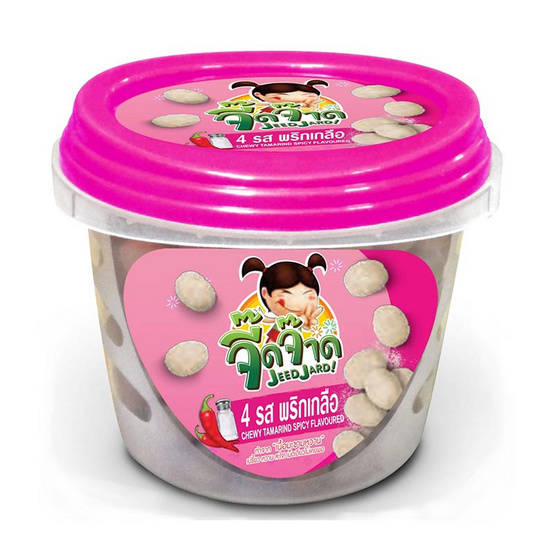 จี๊ดจ๊าด มะขาม 4 รสพริกเกลือ 50 กรัม แพ็ก 6 ชิ้น จี๊ดจ๊าด มะขาม 4 รสพริกเกลือ 50 กรัม แพ็ก 6 ชิ้น