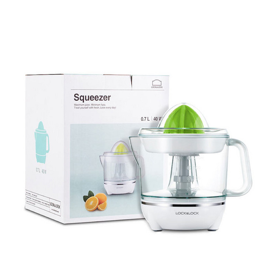 LocknLock เครื่องคั้นน้ำผลไม้ไฟฟ้า Squeezer รุ่น EJJ231 LocknLock เครื่องคั้นน้ำผลไม้ไฟฟ้า Squeezer รุ่น EJJ231