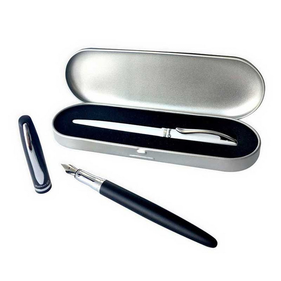 Pelikan ปากกาหมึกซึม Jazz Elegance พร้อมกล่องโลหะ Pelikan ปากกาหมึกซึม Jazz Elegance พร้อมกล่องโลหะ