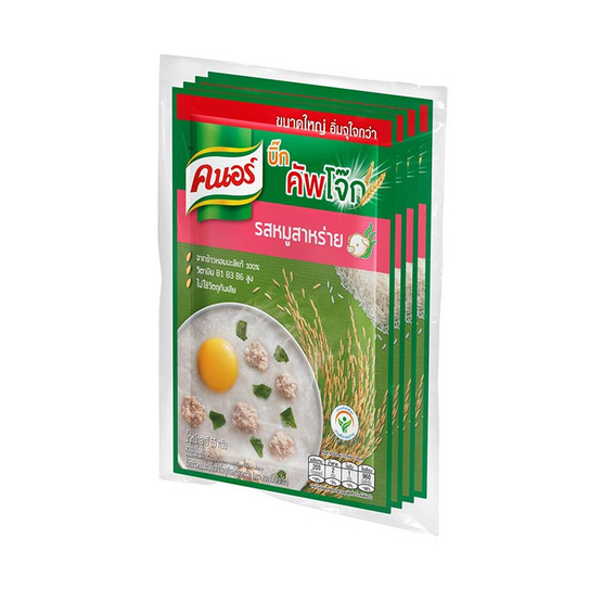 คนอร์บิ๊กคัพโจ๊กซอง รสหมูสาหร่าย 55 กรัม แพ็ก 4 ซอง คนอร์บิ๊กคัพโจ๊กซอง รสหมูสาหร่าย 55 กรัม แพ็ก 4 ซอง