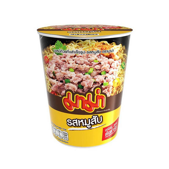 มาม่าคัพ รสหมูสับ 60 กรัม แพ็ก 6 ถ้วย มาม่าคัพ รสหมูสับ 60 กรัม แพ็ก 6 ถ้วย