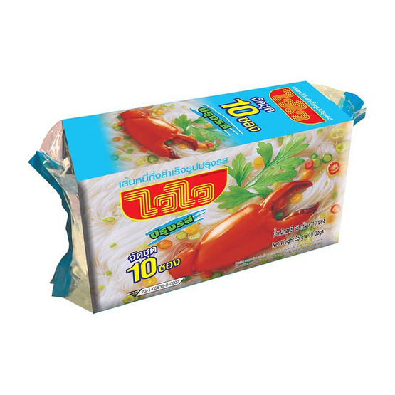 ไวไวซอง เส้นหมี่ปรุงรส 55 กรัม (แพ็ก 10 ซอง) ไวไวซอง เส้นหมี่ปรุงรส 55 กรัม (แพ็ก 10 ซอง)