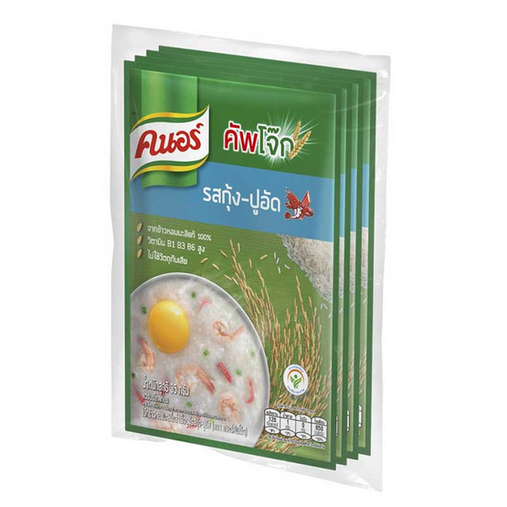 คนอร์คัพโจ๊กซอง รสกุ้ง 35 กรัม (แพ็ก 4 ซอง) คนอร์คัพโจ๊กซอง รสกุ้ง 35 กรัม (แพ็ก 4 ซอง)