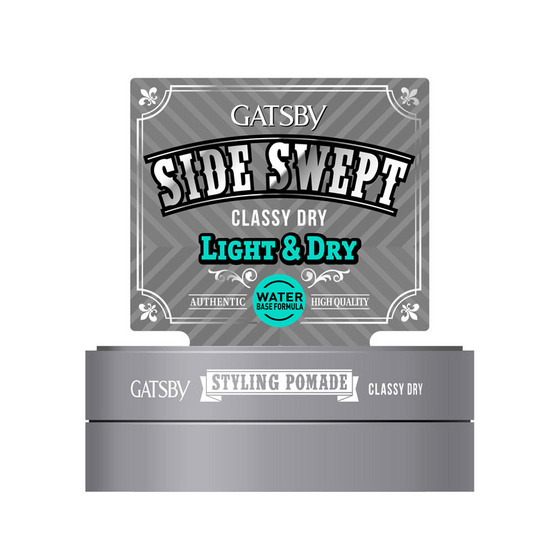 GATSBY Styling Pomade Classy Dry สูตรวอเตอร์เบส 75 กรัม GATSBY Styling Pomade Classy Dry สูตรวอเตอร์เบส 75 กรัม