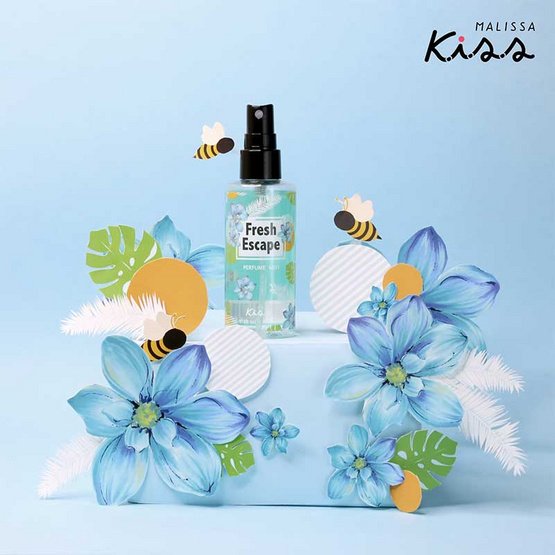 Malissa Kiss สเปรย์น้ำหอม Perfume Mist Fresh Escape 88 มล. Malissa Kiss สเปรย์น้ำหอม Perfume Mist Fresh Escape 88 มล.