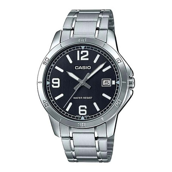 Casio นาฬิกาข้อมือ รุ่น MTP-V004D-1B2 Casio นาฬิกาข้อมือ รุ่น MTP-V004D-1B2
