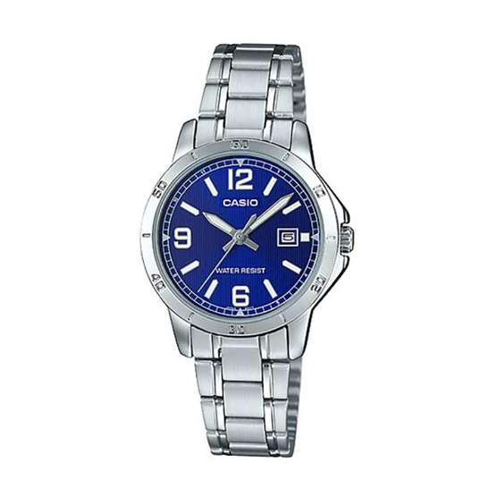 Casio นาฬิกาข้อมือ รุ่น LTP-V004D-2B Casio นาฬิกาข้อมือ รุ่น LTP-V004D-2B