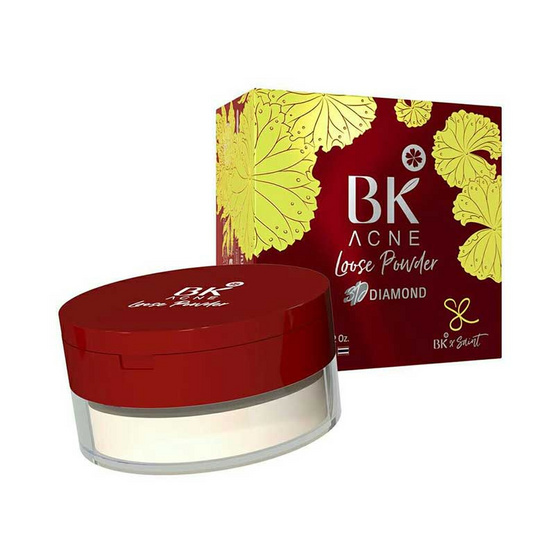 BK Acne แป้งฝุ่น Loose Powder 3D Diamond 12 กรัม BK Acne แป้งฝุ่น Loose Powder 3D Diamond 12 กรัม