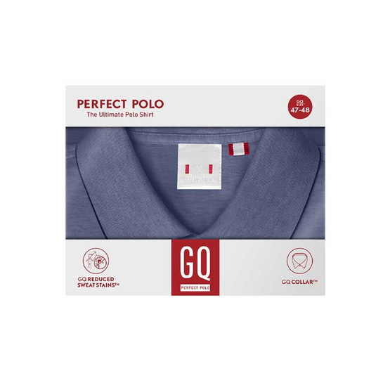 GQ ที่สุดแห่งเสื้อโปโล - Heather Blue GQ ที่สุดแห่งเสื้อโปโล - Heather Blue