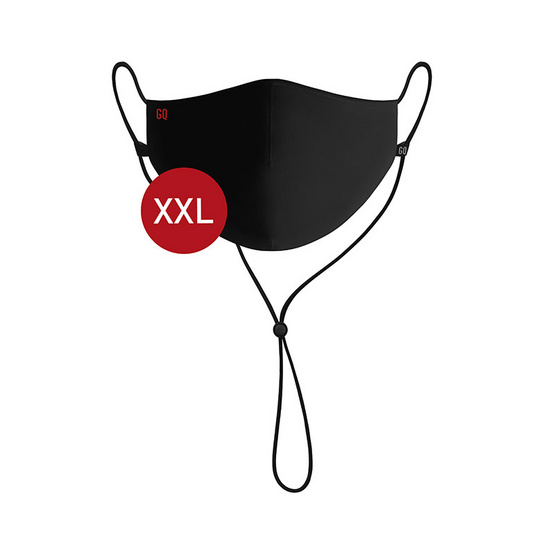 GQWhite หน้ากากผ้ากันน้ำ สีดำ ไซส์หมี XXL GQWhite หน้ากากผ้ากันน้ำ สีดำ ไซส์หมี XXL