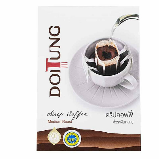 ดอยตุง กาแฟดริปคั่วกลาง 60 กรัม ดอยตุง กาแฟดริปคั่วกลาง 60 กรัม