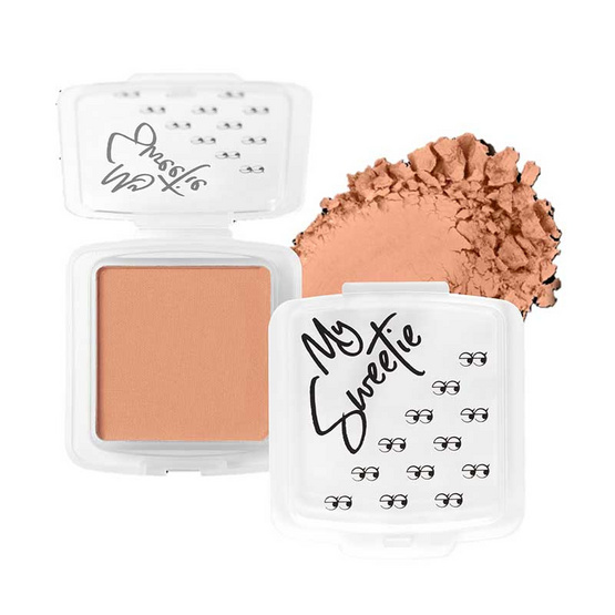 Mongrang บลัชออน My Sweethi Blush Matte #02 Peach Pearl Mongrang บลัชออน My Sweethi Blush Matte #02 Peach Pearl