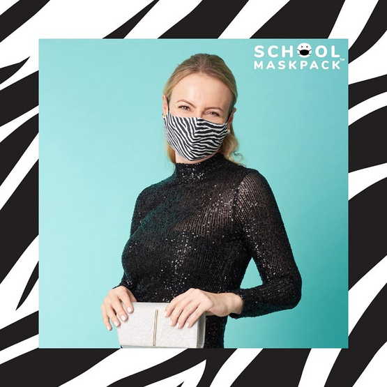 SchoolMaskPack เซ็ตหน้ากากผ้า ลาย Animal Prints (ขนาดมาตรฐาน) 1แพ็ก5 ชิ้น SchoolMaskPack เซ็ตหน้ากากผ้า ลาย Animal Prints (ขนาดมาตรฐาน) 1แพ็ก5 ชิ้น