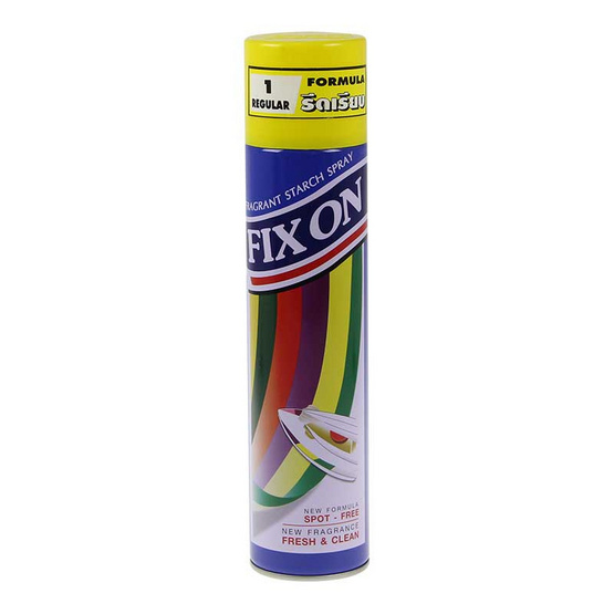 คิงส์สเตลล่า Fix On สเปรย์รีดเรียบสีเหลือง 500 มล. คิงส์สเตลล่า Fix On สเปรย์รีดเรียบสีเหลือง 500 มล.