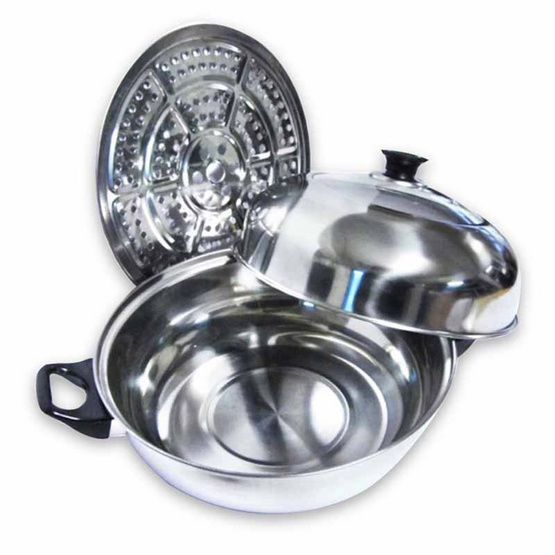 RRS ชุดซึ้งนึ่ง 28 ซม.รุ่น KS-130 - Silver RRS ชุดซึ้งนึ่ง 28 ซม.รุ่น KS-130 - Silver