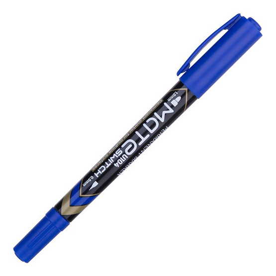 Deli U10430 ปากกามาร์คเกอร์2หัว เขียนซีดี สีน้ำเงิน (แพ็ก 12 ด้าม) Deli U10430 ปากกามาร์คเกอร์2หัว เขียนซีดี สีน้ำเงิน (แพ็ก 12 ด้าม)