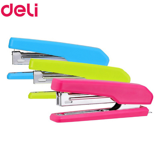 Deli 0229F เครื่องเย็บกระดาษ 15 แผ่น (คละสี1ชิ้น) Deli 0229F เครื่องเย็บกระดาษ 15 แผ่น (คละสี1ชิ้น)