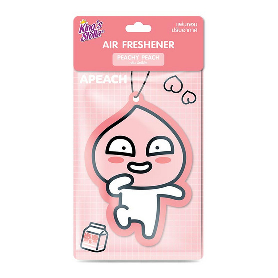 King's Stella x KAKAO FRIENDS แผ่นหอม กลิ่น Peachy Peach 13g. King's Stella x KAKAO FRIENDS แผ่นหอม กลิ่น Peachy Peach 13g.