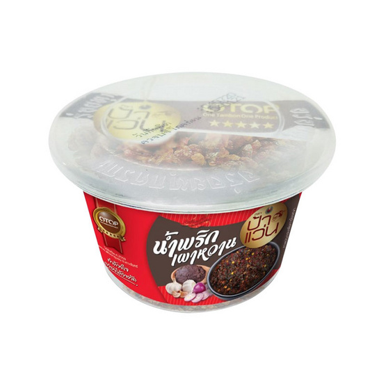 ป้าแว่น น้ำพริกเผาหวาน 80 กรัม ป้าแว่น น้ำพริกเผาหวาน 80 กรัม