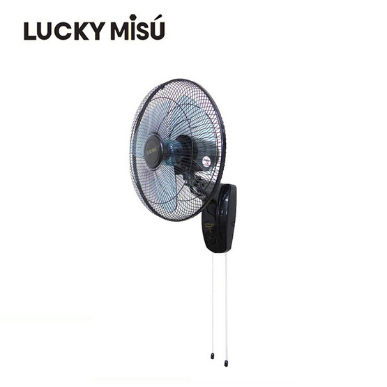 LUCKY MISU พัดลมติดผนัง 2 เชือก 16 นิ้ว รุ่น LM 969 LUCKY MISU พัดลมติดผนัง 2 เชือก 16 นิ้ว รุ่น LM 969