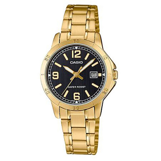 Casio นาฬิกาข้อมือ รุ่น LTP-V004G-1B Casio นาฬิกาข้อมือ รุ่น LTP-V004G-1B