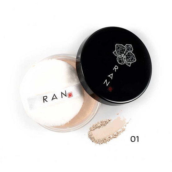 RAN แป้งฝุ่น Loose Face Powder 5 กรัม #01Ivory RAN แป้งฝุ่น Loose Face Powder 5 กรัม #01Ivory