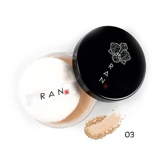 RAN แป้งฝุ่น Loose Face Powder 5 กรัม #03Golden tan RAN แป้งฝุ่น Loose Face Powder 5 กรัม #03Golden tan