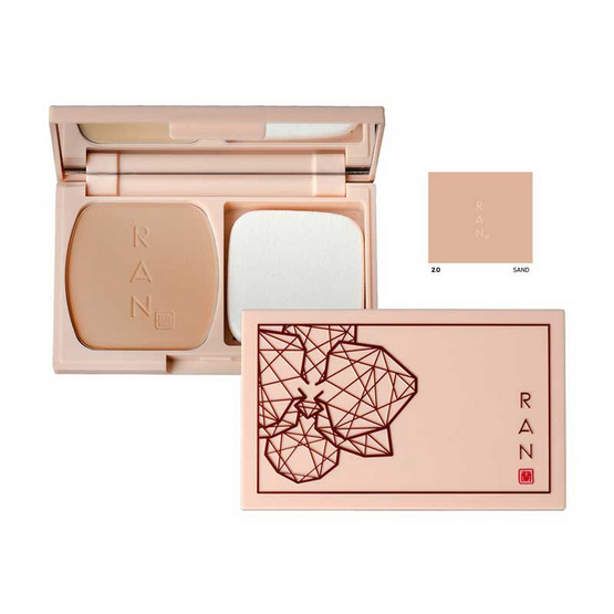 RAN แป้งผสมรองพื้น Original Plus+ Powder SPF 30 PA++++14 กรัม #2.0 Sans RAN แป้งผสมรองพื้น Original Plus+ Powder SPF 30 PA++++14 กรัม #2.0 Sans