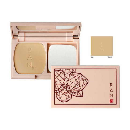 RAN แป้งผสมรองพื้น Original Plus+ Powder SPF 30 PA++++14 กรัม #3.0 Suede RAN แป้งผสมรองพื้น Original Plus+ Powder SPF 30 PA++++14 กรัม #3.0 Suede