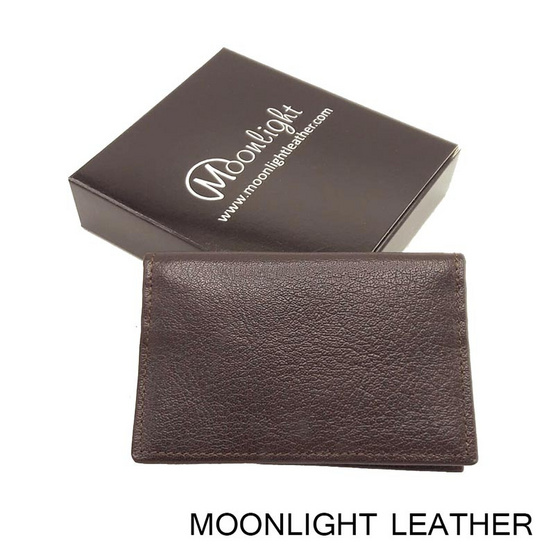 MOONLIGHT กระเป๋าใส่บัตร นามบัตร หนังวัวแท้ รุ่น Biz
สีน้ำตาลเข้ม MOONLIGHT กระเป๋าใส่บัตร นามบัตร หนังวัวแท้ รุ่น Biz
สีน้ำตาลเข้ม