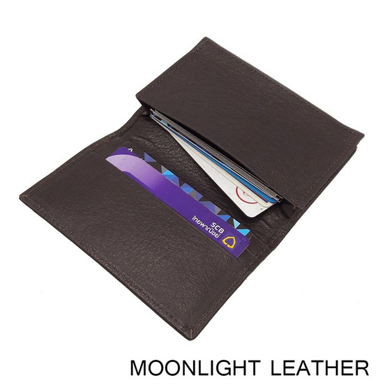 MOONLIGHT กระเป๋าใส่บัตร นามบัตร หนังวัวแท้ รุ่น Biz
สีน้ำตาลเข้ม MOONLIGHT กระเป๋าใส่บัตร นามบัตร หนังวัวแท้ รุ่น Biz
สีน้ำตาลเข้ม