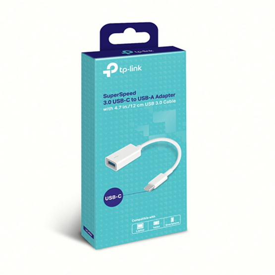 TP-Link อุปกรณ์แปลงสัญญาณ UC400 SuperSpeed 3.0 USB-C to USB-A Adapter TP-Link อุปกรณ์แปลงสัญญาณ UC400 SuperSpeed 3.0 USB-C to USB-A Adapter