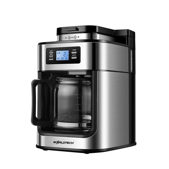 Worldtech เครื่องชงเมล็ดกาแฟอัตโนมัติ รุ่น WT-CM315T Worldtech เครื่องชงเมล็ดกาแฟอัตโนมัติ รุ่น WT-CM315T