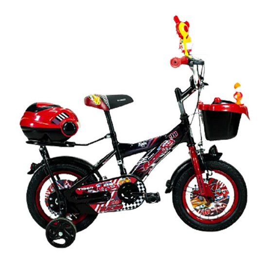 TIGER จักรยาน รุ่น Kids bike12" มีล้อพยุงสองข้างสำหรับเด็กหัดปั่น BK/RD TIGER จักรยาน รุ่น Kids bike12" มีล้อพยุงสองข้างสำหรับเด็กหัดปั่น BK/RD