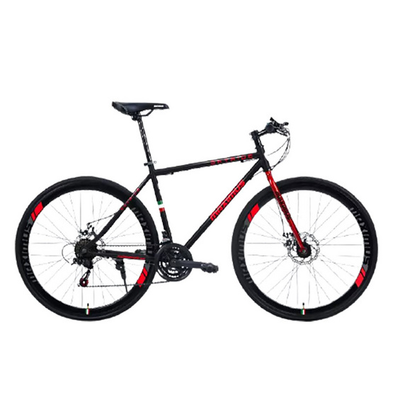 Maximus จักรยานไฮบริด รุ่น SKYRIDE TX 21 สปีด BK/RD Maximus จักรยานไฮบริด รุ่น SKYRIDE TX 21 สปีด BK/RD