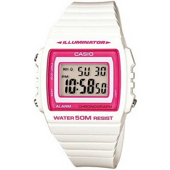 CASIO นาฬิกาข้อมือ รุ่น W215H-7A2 CASIO นาฬิกาข้อมือ รุ่น W215H-7A2