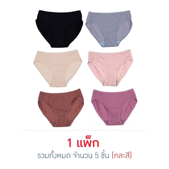 ANNY กางเกงใน รุ่น 213 แพ็ค 5 ชิ้น (คละสี) ANNY กางเกงใน รุ่น 213 แพ็ค 5 ชิ้น (คละสี)