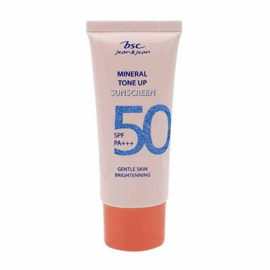 BSC jean&jean โทนอัพกันแดด Mineral Toneup Sunscreen SPF50 PA+++ 30 มล. BSC jean&jean โทนอัพกันแดด Mineral Toneup Sunscreen SPF50 PA+++ 30 มล.