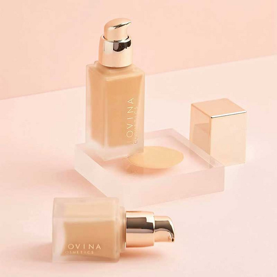 JOVINA รองพื้น Airy Foundation For all Skin Types SPF50 PA+++ 30 กรัม #02 JOVINA รองพื้น Airy Foundation For all Skin Types SPF50 PA+++ 30 กรัม #02