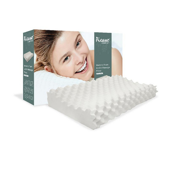 Picasso Comfort หมอนหนุน รุ่น Ice Silk Massage Pillow Picasso Comfort หมอนหนุน รุ่น Ice Silk Massage Pillow