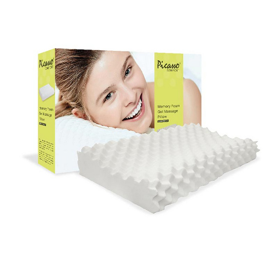 Picasso Comfort หมอนหนุน รุ่น Memory Foam Contour Massage Pillow Picasso Comfort หมอนหนุน รุ่น Memory Foam Contour Massage Pillow
