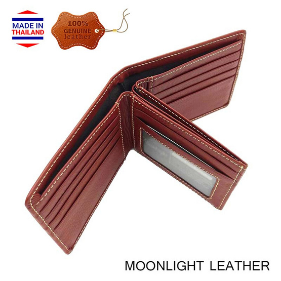 MOONLIGHT กระเป๋าสตางค์หนังวัวแท้ t รุ่น Junction สีน้ำตาลอ่อน MOONLIGHT กระเป๋าสตางค์หนังวัวแท้ t รุ่น Junction สีน้ำตาลอ่อน