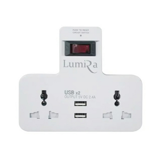 Lumira หัวปลั๊ก Smart Adaptor รุ่น LP-004 Lumira หัวปลั๊ก Smart Adaptor รุ่น LP-004