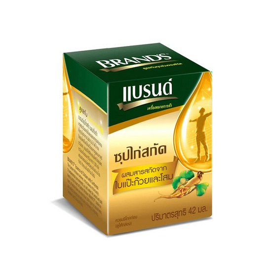 แบรนด์ ซุปไก่สกัด ผสมใบแปะก๊วยและโสม 42 มล. (แพ็ก 12 ขวด) แบรนด์ ซุปไก่สกัด ผสมใบแปะก๊วยและโสม 42 มล. (แพ็ก 12 ขวด)
