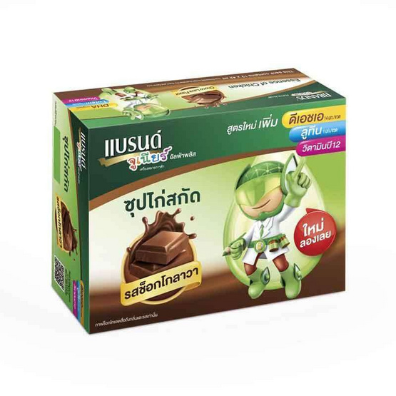 แบรนด์จูเนียร์ ซุปไก่สกัด รสช็อกโกลาวา 42 มล. (แพ็ก 12 ขวด) แบรนด์จูเนียร์ ซุปไก่สกัด รสช็อกโกลาวา 42 มล. (แพ็ก 12 ขวด)